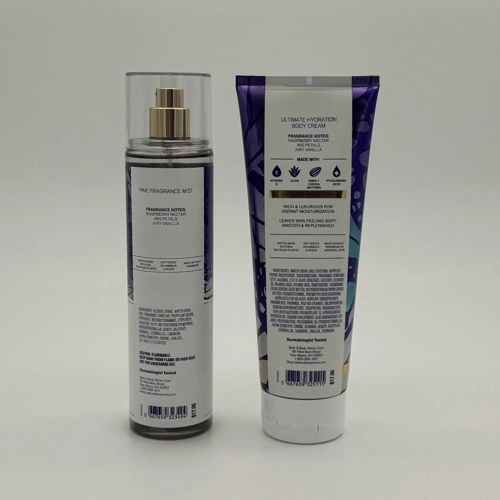 Bath & Body Works Butterfly Body Cream Gift Set NWT